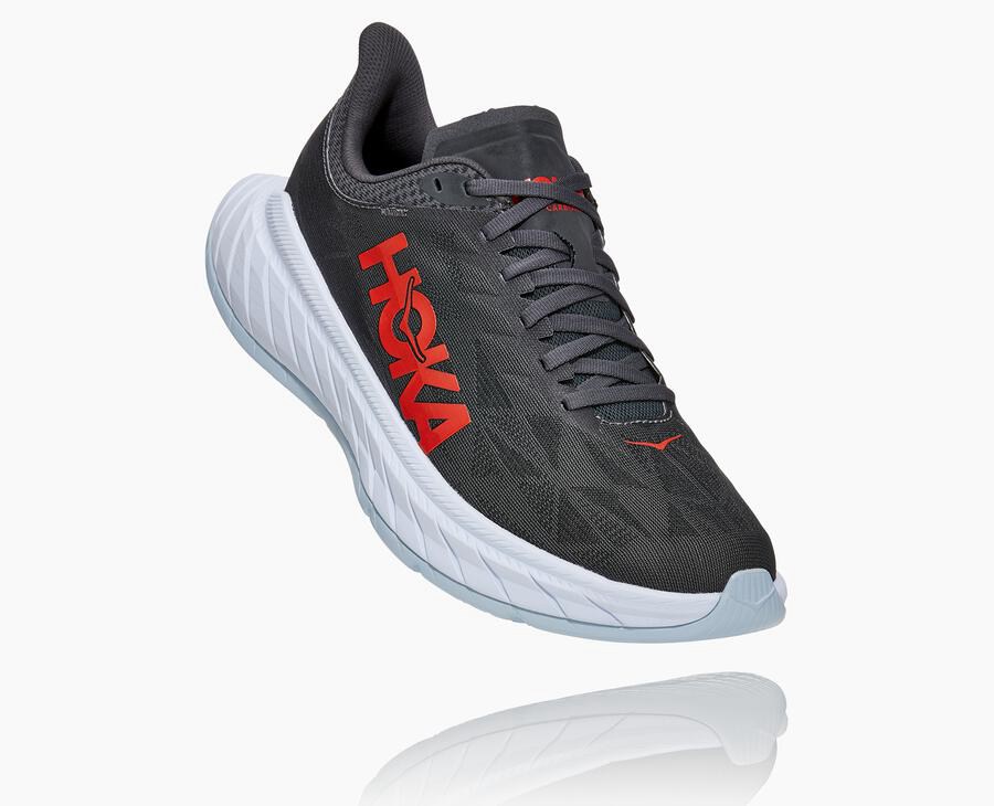 Hoka One One Koşu Ayakkabısı Erkek Siyah/Beyaz - Carbon X 2 - WK6497205